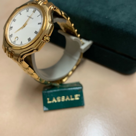 LASSALE BY SEIKO MEN'S RETRO DRESS QUARTZ WATCH